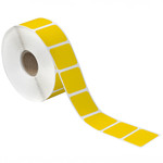 1 1/2 x 3/4" Yellow Desktop Direct Thermal Label  - 1780/Roll (24/Rolls Case)