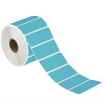 3 x 1" Blue Desktop Direct Thermal Label  - 1310/Roll (12/Rolls Case)