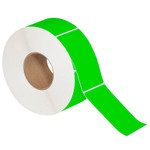 3 x 5" Fluorescent Green Thermal Transfer Labels  - 1300/Roll (6/Rolls Case)