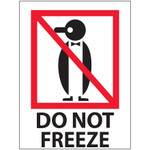 3 x 4" - "Do Not Freeze" Labels - 500/Roll