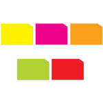 2 x 4" Fluorescent Packs Inventory Rectangle Labels - 5000/Pack