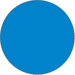 3/4" Circles - Blue Removable Labels - 500/Roll