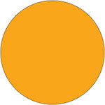 3" Circles - Fluorescent Orange Removable Labels - 500/Roll