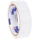 1" Circles - Clear Removable Labels - 500/Roll