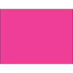4 x 4" Fluorescent Pink Inventory Rectangle Labels - 500/Roll