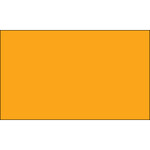 3 x 9" Fluorescent Orange Inventory Rectangle Labels - 250/Roll
