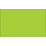 3 x 5" Fluorescent Green Inventory Rectangle Labels - 500/Roll