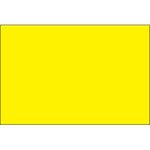 3 x 10" Fluorescent Yellow Inventory Rectangle Labels - 250/Roll