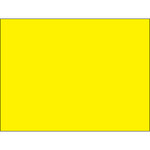 5 x 7" Fluorescent Yellow Inventory Rectangle Labels - 500/Roll