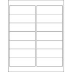 4 x 1 1/3" Weather-Resistant Laser Labels - (14/Sheet--1400/Box)