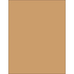 8 1/2 x 11" Kraft Blockout Laser Labels - (1/Sheet--100/Box)