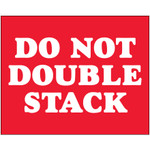 8 x 10" - "Do Not Double Stack" Labels -- 250/Roll
