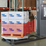 20" x 80 Gauge x 6000' Red Cast Machine Stretch Film - 1/Case