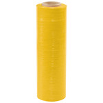 18" x 80 Gauge x 1500' Yellow Cast Hand Stretch Film - 4/Case