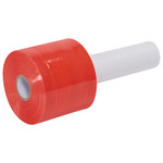 3" x 80 Gauge x 1000' Red Extended Core Bundling Film - 18/Case