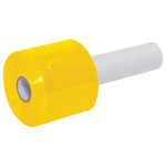 3" x 80 Gauge x 1000' Yellow Extended Core Bundling Film - 18/Case