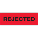 2" x 55 yds. - "Rejected" (18 Pack) Tape Logic® Messaged Carton Sealing Tape - 18/Case