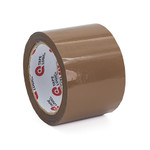3" x 55 yds. Tan TAPE LOGIC® #350 Acrylic Tape - 24/Case