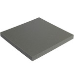 2 x 12 x 12" Charcoal Cloud Foam Sheets - 24/Case