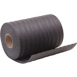 1/8” x 48” x 550’ Perforated Recycled Black Air Foam Roll - 1/Bundle