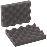 8 x 6 x 2" Charcoal Convoluted Foam Sets - 48/Sets Per Case