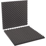 24 x 24 x 2" Charcoal Convoluted Foam Sets - 6/Sets Per Case