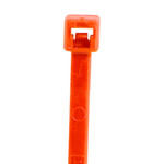 8" 40# Fluorescent Red Cable Ties - 1000/Case