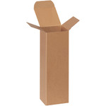 2 1/2 x 2 1/2 x 8" Kraft Reverse Tuck Folding Cartons - 250/Case