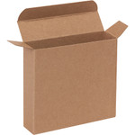 4 13/16 x 1 1/4 x 4 13/16" Kraft Reverse Tuck Folding Cartons - 250/Case