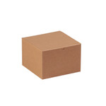 6 x 6 x 4" Kraft Gift Boxes - 100/Case