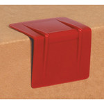 2 1/2 x 2" - Red Plastic Strap Guards - 1,000/Case
