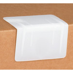 3 1/2 x 2" - White Plastic Strap Guards - 500/Case