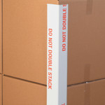3 x 3 x 48" .160 "DO NOT DOUBLE STACK" Edge Protectors - 1,600/Skid