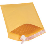 8 1/2 x 12" Kraft #2 Self-Seal Bubble Mailers - 100/Case
