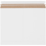 14 7/8 x 11 7/8" White Stayflats Lite® Mailers - 200/Case