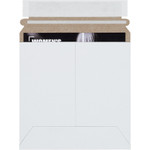 6 x 6" White Self-Seal Stayflats Plus® Mailers - 200/Case