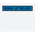 7 x 5 1/2" Blue "Packing List Enclosed" Envelopes - 1000/Case