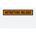 5 1/2 x 10" "Instructions Enclosed" Envelopes - 1000/Case