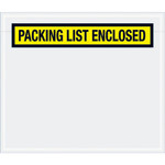 7 x 6" Yellow "Packing List Enclosed" Envelopes - 1000/Case