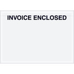 7 x 5" Clear Face "Invoice Enclosed" Envelopes - 1000/Case
