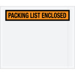 10 x 12" Orange "Packing List Enclosed" Envelopes - 500/Case