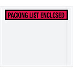 10 X 12" Red "Packing List Enclosed" Envelopes - 500/Case