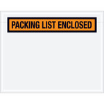 7 x 5 1/2" Orange "Packing List Enclosed" Envelopes - 1000/Case