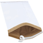 10 1/2 x 16" White #5 Self-Seal Padded Mailers - 100/Case