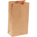 4 5/16 x 2 7/16 x 7 7/8" Kraft Hardware Bags - 400/Case