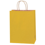10 x 5 x 13" Yellow Tinted Shopping Bags - 250/Case
