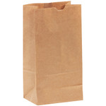 6 x 3 5/8 x 11" Kraft Hardware Bags - 400/Case