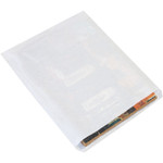 15 x 18" White Flat Merchandise Bags - 500/Case