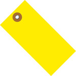 6 1/4 x 3 1/8" Yellow Tyvek® Shipping Tags - 100/Case
