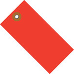 5 1/4 x 2 5/8" Red Tyvek® Shipping Tag - 100/Case